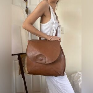 Custom Made Covertible Leather Backpack/Shoulder bag Unisex